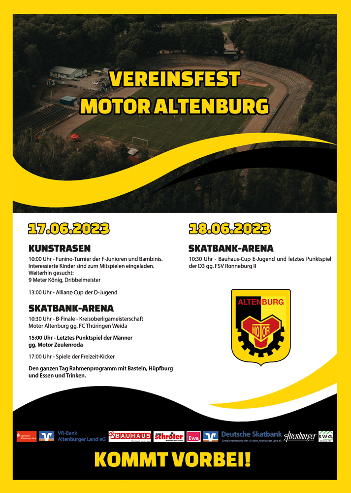 Vereinsfest Motor Altenburg