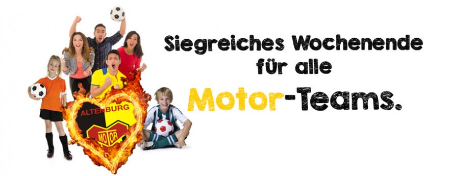 Siegreiches Wochenende für alle MOTOR-Teams