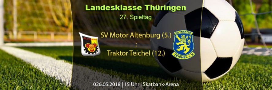 Vorletztes Heimspiel gegen Teichel